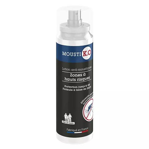 MOUSTI K.O Mosquito Repellent Lotion - High-Risk Areas 100ml