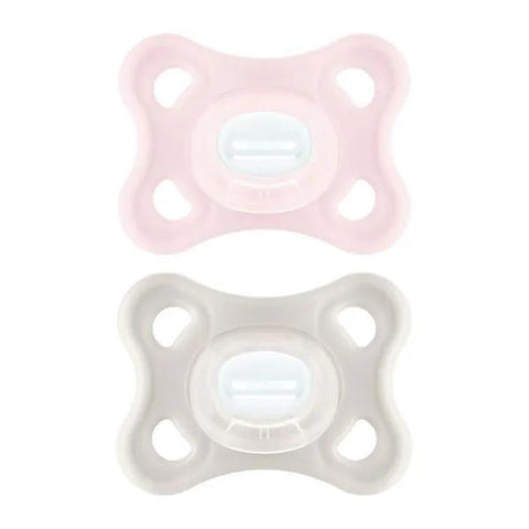 Mam Sucette Comfort Rose et Blanc 2-12 mois x2