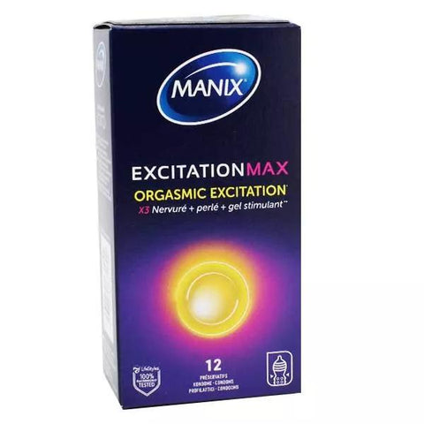 Manix Excitation Max Maxi Pack 12 Condoms