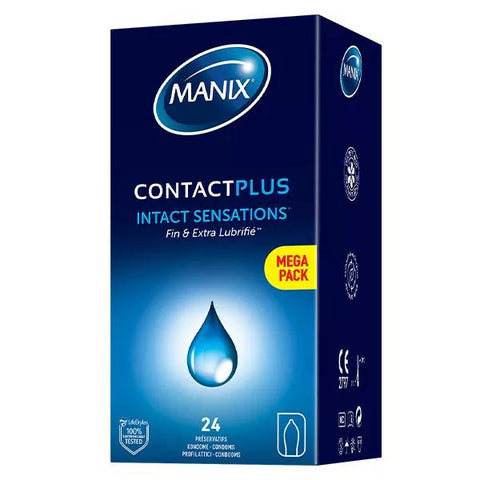 Manix Natural Sensations Contact Plus Intact Sensations 24 condoms