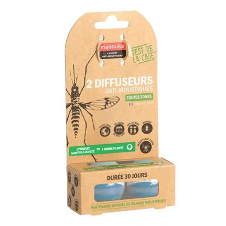 Manouka Double diffuseur coloris Bleue