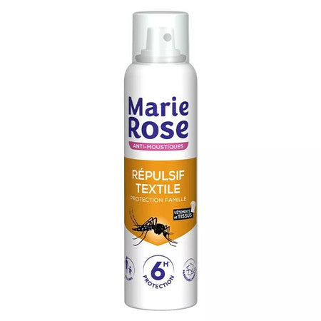 Marie Rose Les Anti-Moustiques Répulsifs Protection Famille Spécial Textile 150 ml