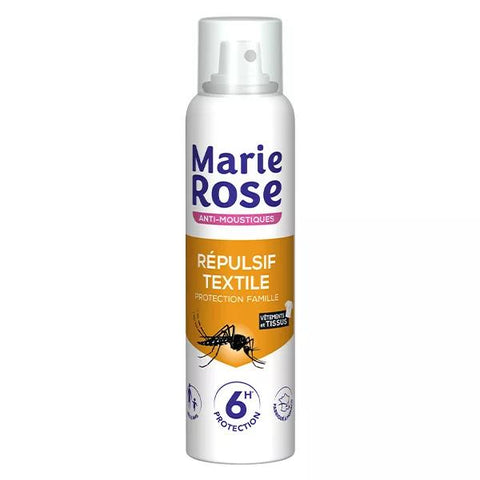 Marie Rose Les Anti-Moustiques Répulsifs Protection Famille Spécial Textile 150 ml