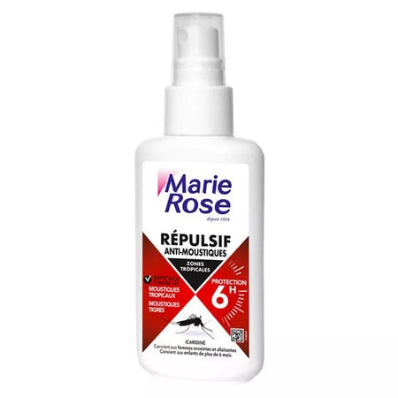 Marie Rose Répulsif Anti-Moustiques Zones Tropicales 100ml