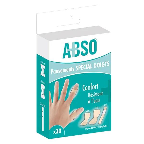 Marque Verte ABSO Pansements spécial doigts (Boîte de 30)