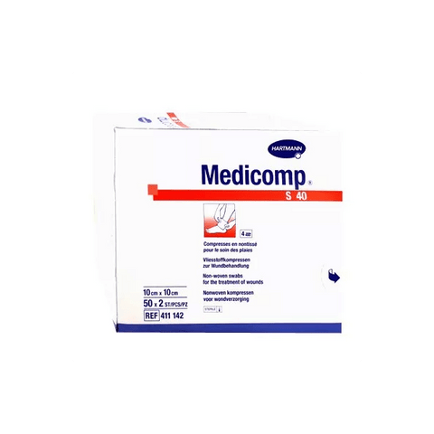 Medicomp Non-Woven Swabs 10cm x 10cm 50 sachets