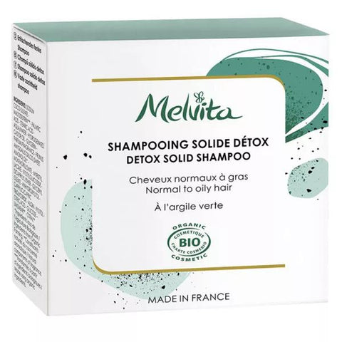 Melvita Organic Detox Solid Shampoo 55g