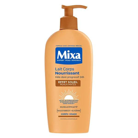 Mixa Lait Corps Effet Soleil peaux mates 250 ml
