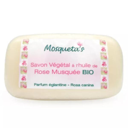 Mosqueta's Savon Végétal à l'Huile de Rose Musquée Bio 125 g