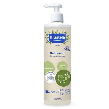 Mustela Bain & Toilette Gel Lavant Bio (400 ml)