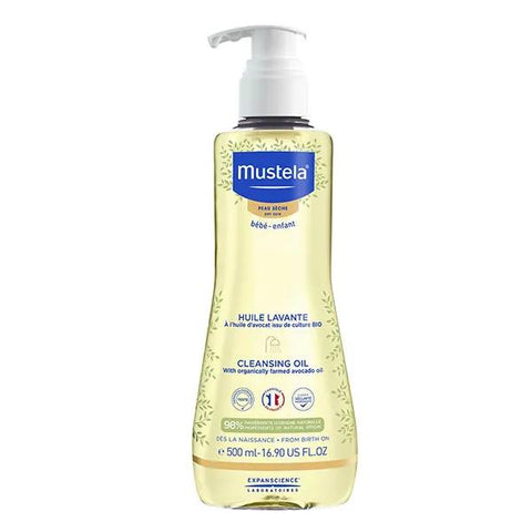 Mustela Bath & Body Cleansing Oil (500 ml)