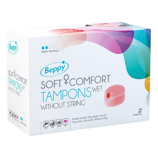 Beppy Soft Comfort Tampons lubrifiés sans bandelettes (2 pièces)