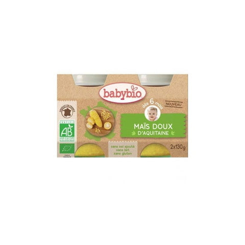 Babybio Organic Potato Zucchini Pot 2 x 130g