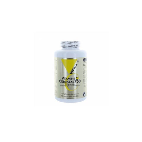 Vit'All+ Complexe de vitamine C (750 mg, 250 comprimés)