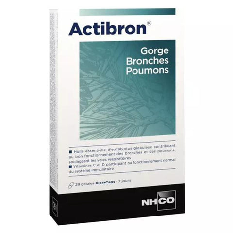 NHCO Actibron Throat Bronchi Lungs 28 capsules