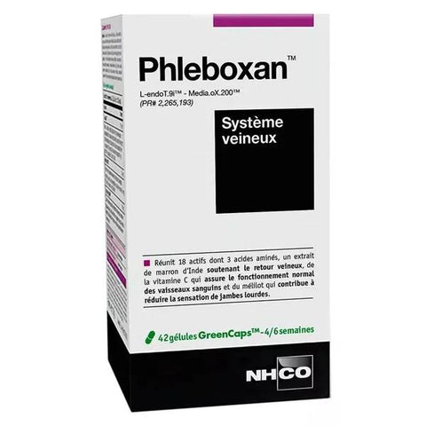 NHCO Phleboxan Circulatory Comfort/Circulation/Venous System Heavy Legs 42 capsules