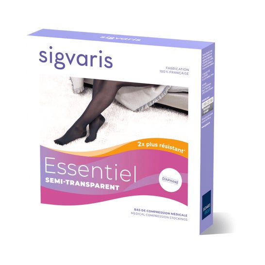Sigvaris Coll Sigv2 Ess Sem/Tr Noir XL L+