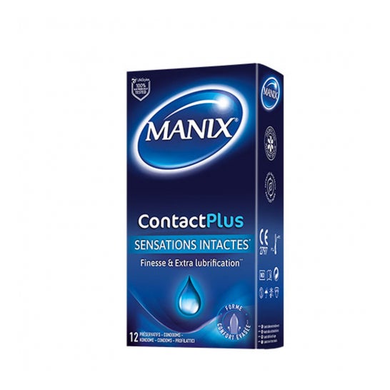 Manix Contact Plus préservatif (12 pièces)