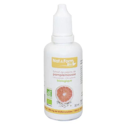 Nat & Form Bio Extrait de Pépins de Pamplemousse Bio 50ml