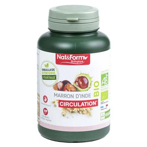 Nat & Form Organic Horse Chestnut 200 vegetable capsules
