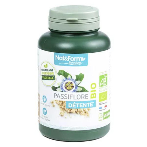 Nat & Form Organic Passionflower 200 vegetable capsules