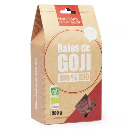 Nat & Form Écoresponsable Baies de Goji Bio (500 g)