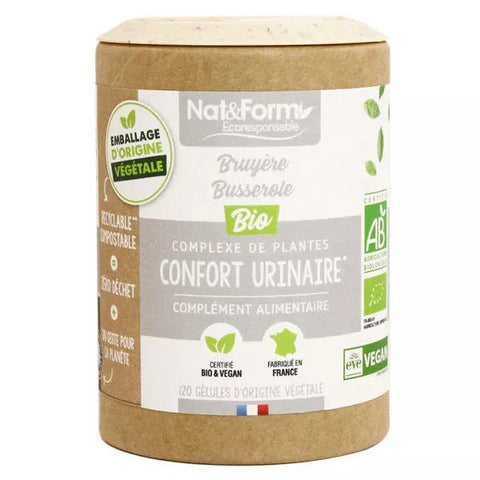 Nat & Form Eco-friendly Heather Bearberry Organic 120 capsules