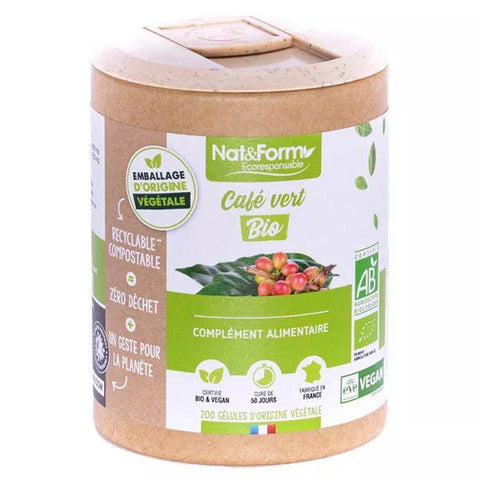 Nat & Form Eco-friendly Organic Green Coffee 200 capsules