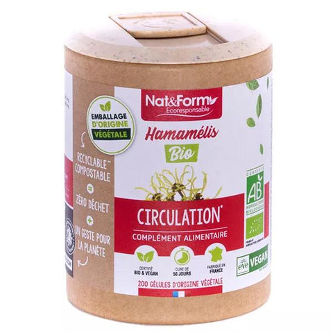 Nat & Form Eco-friendly Organic Witch Hazel 200 capsules