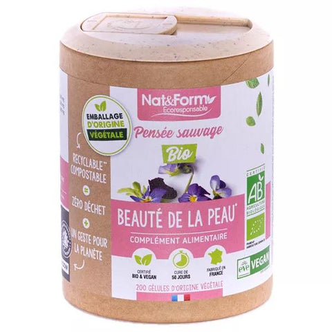 Nat & Form Eco-responsible Organic Wild Pansy 200 capsules