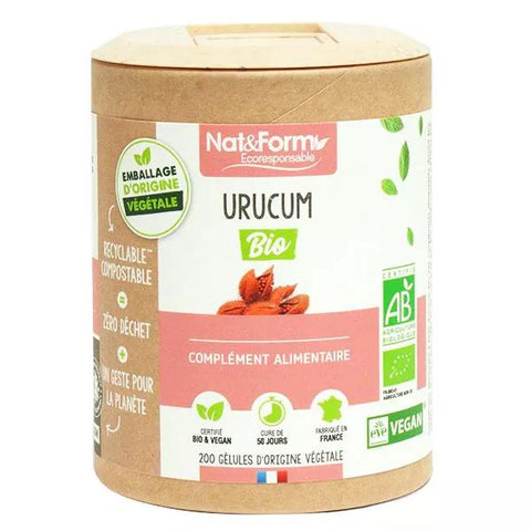 Nat & Form Organic Vegan Urucum 200 capsules