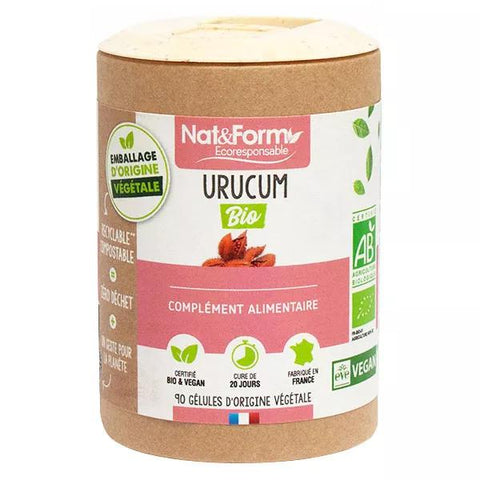 Nat & Form Ecoresponsible Organic Urucum 90 vegetable capsules
