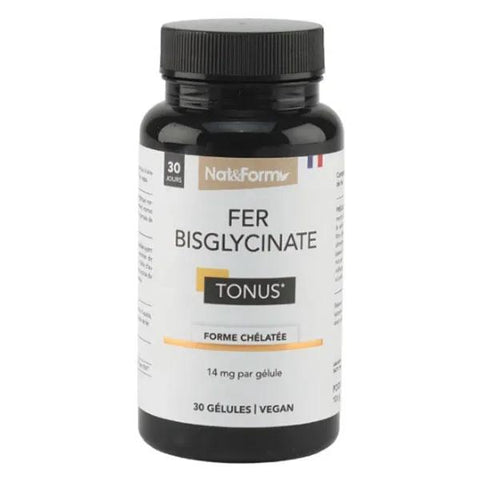 Nat & Form Nature Iron Bisglycinate Tone 30 capsules