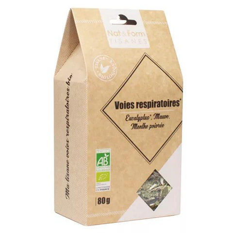 Nat & Form Organic Respiratory Herbal Tea 80g