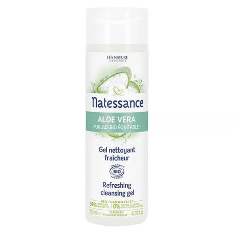 Natessance Organic Freshness Cleansing Aloe Vera Gel 200ml