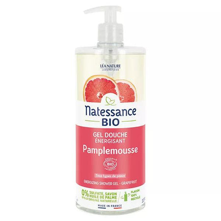 Natessance Gel Douche Pamplemousse Bio 1L