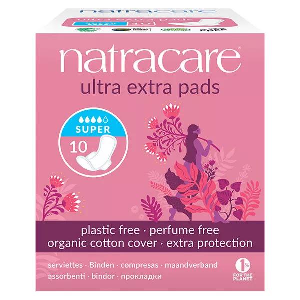 Natracare Serviette Ultra Extra Super 10 unités