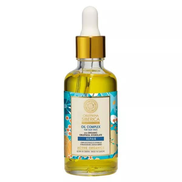 Natura Siberica Complexe d'Huiles d'Argousier soin des cheveux abîmés (50 ml)