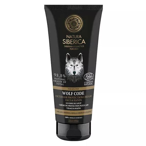 Natura Siberica Crème Visage & Mains homme 2 en 1 Le Code du Loup (80 ml)