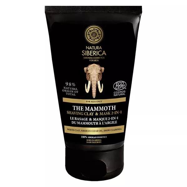 Natura Siberica Rasage & Masque 2 en 1 du Mammouth à l'Argile (150 ml)