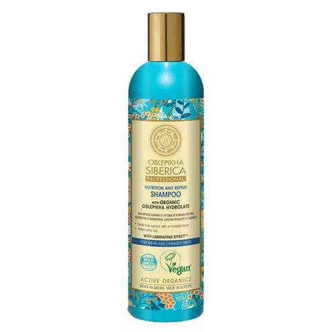 Natura Siberica - Shampoing à l'Argousier Cheveux Fragilisés et Abimés 400ml