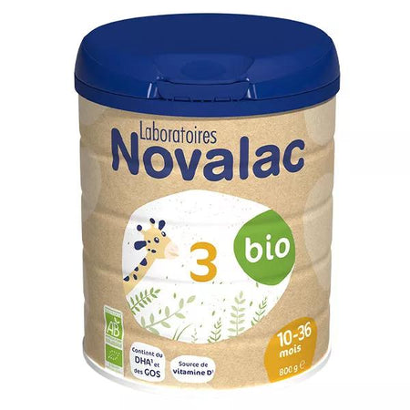 Novalac Lait de Croissance 3ème Âge Bio 800 g
