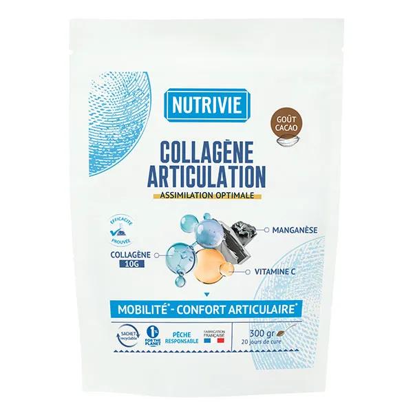 Nutrivie Collagène Articulations Goût Cacao Doypack 300g