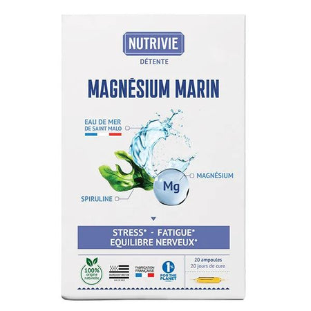Nutrivie Complexe Magnésium Marin 20 ampoules