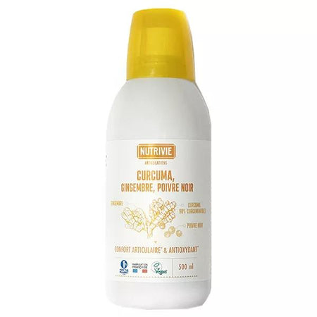 Nutrivie Curcuma Gingembre Poivre Noir Confort Articulaire & Antioxydant 500ml