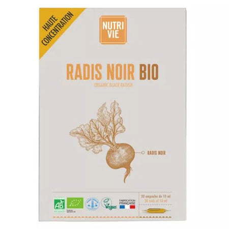 Nutrivie Radis Noir Bio 20 ampoules