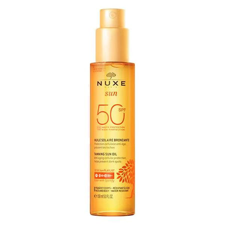 Nuxe Sun Huile Bronzante Haute Protection SPF50 (150 ml)