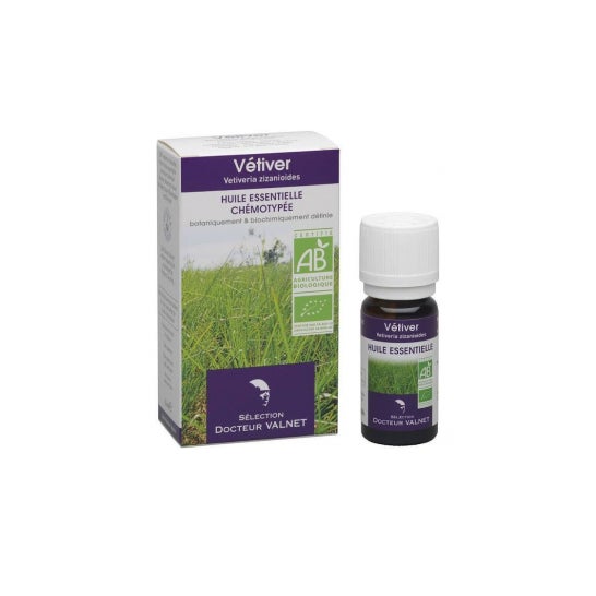 Docteur Valnet Huile essentielle bio Vétiver (10 ml)