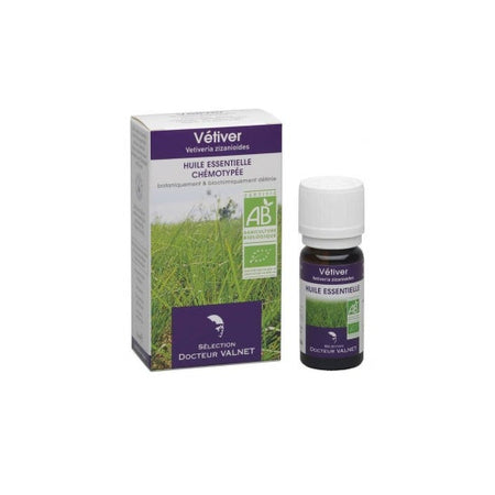 Docteur Valnet Huile essentielle bio Vétiver (10 ml)