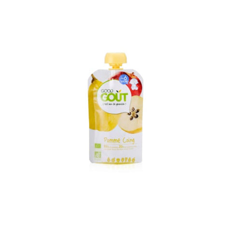Good Goût Purée de Fruits dès 6 mois Bio Pomme Coing (120 g)